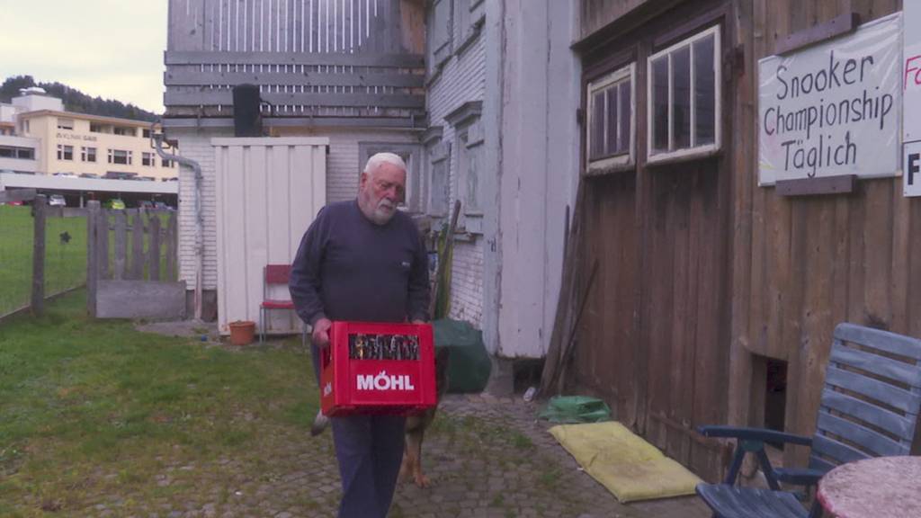 Das möglicherweise kleinste Public Viewing der Schweiz