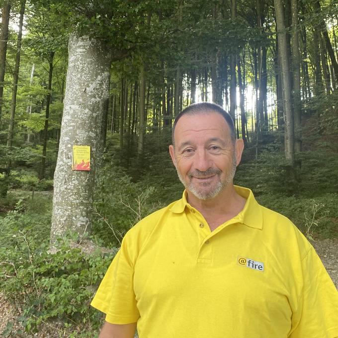 Auch die Feuerwehr des BULA wurde für die Waldbrandbekämpfung geschult