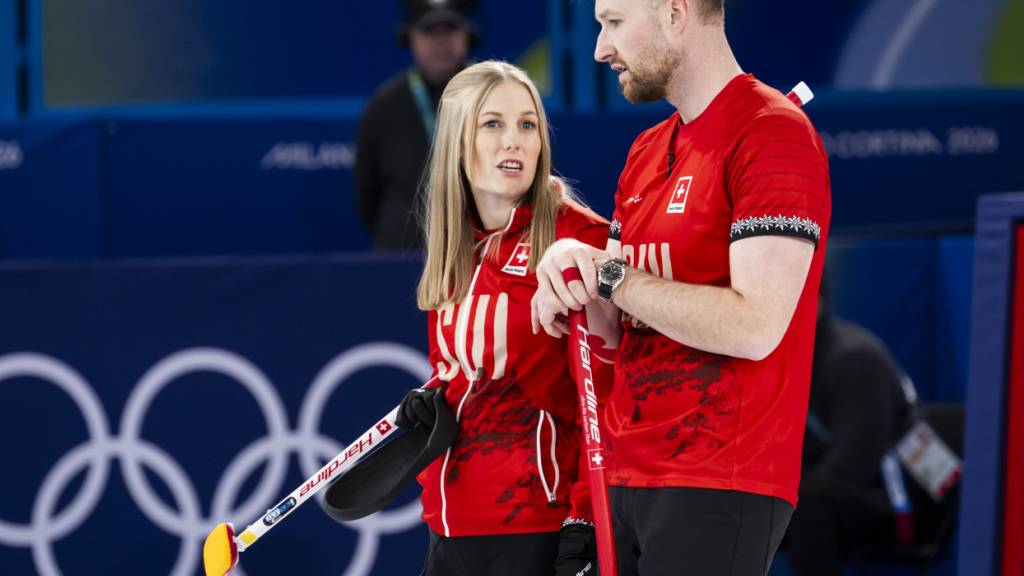 Briar Schwaller-Hürlimann und ihr Ehemann Yannick Schwaller gehen im Mixed-Doppel leer aus