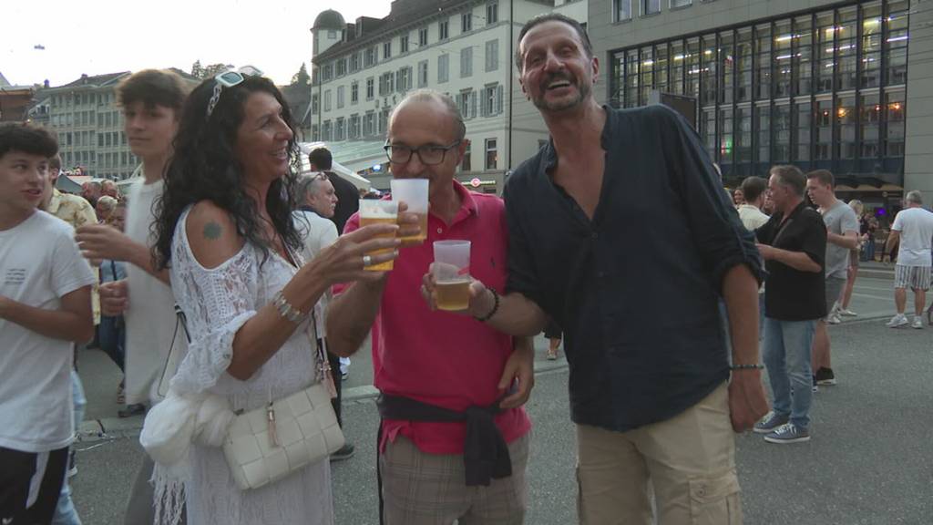 Petrus ist gnädig: Zehntausende feiern am Freitag am St.Galler Fest