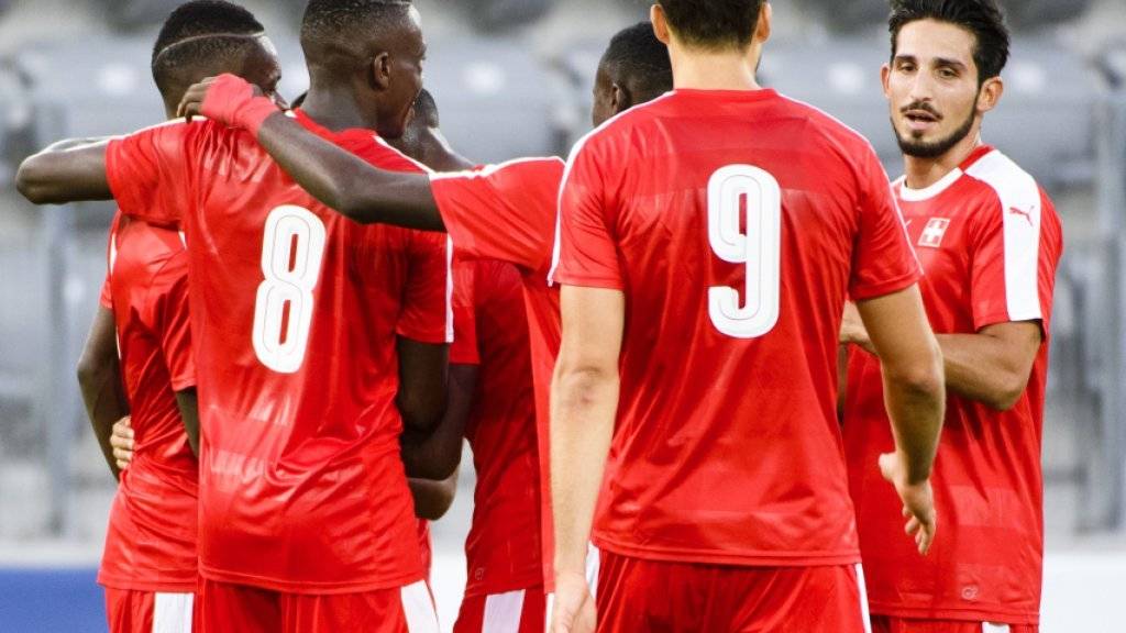 Beim 3:0 in Biel gegen Kasachstan völlig ungefährdet: die Schweizer U21