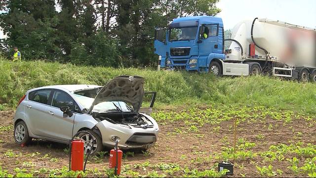 Unfall mit Schwerverletzten in Würenlingen