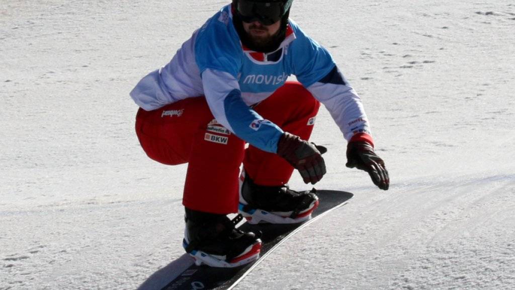 War im WM-Snowboardcross gut unterwegs, ehe die Bindung brach: der Schweizer Tim Watter