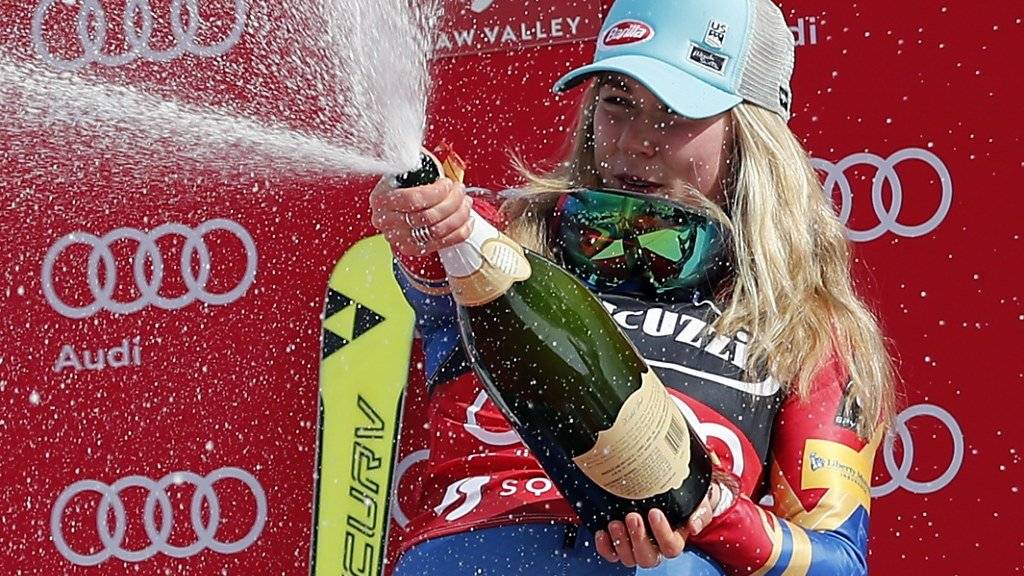 Dürfte sich den ersten Sieg im Gesamt-Weltcup nicht mehr nehmen lassen: Mikaela Shiffrin