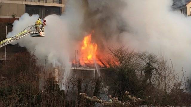 Grossbrand in Brugg zerstört Haus komplett