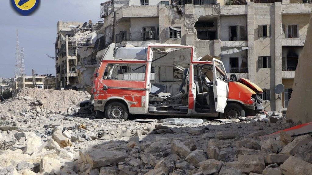 Pause für Aleppo: Russland und Syrien unterbrechen ihre Luftangriffe auf die umkämpfte Stadt. (Archiv)