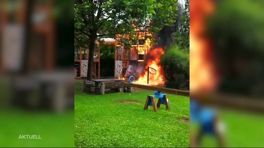 Spielplatz-Brand: Hat wirklich ein zündelndes Kind das Feuer ausgelöst?