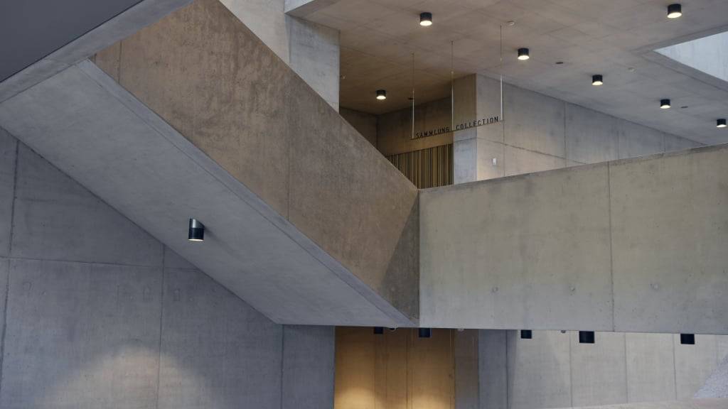 Das Kunsthaus liess dunkle Flecken auf dem Sichtbeton überprüfen. Es handle sich nicht um einen Wasserschaden, betont das Museum. (Archivbild)