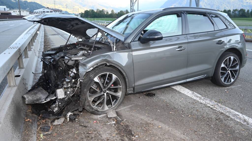 So sah das Auto aus, nachdem es zum Stillstand gekommen war.