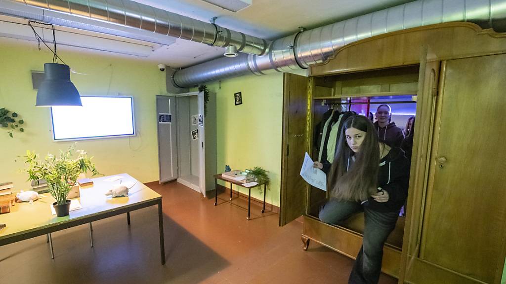 In der Zivilschutzanlage Sonnenberg gibt es einen Escape-Room für Schulklassen. (Archivbild)