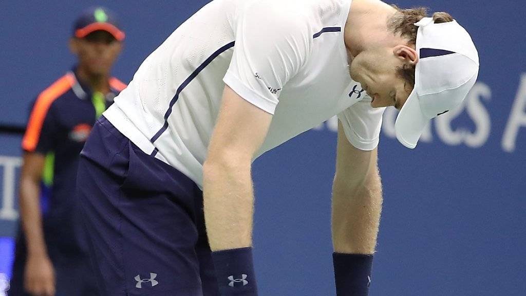 Enttäuscht: Andy Murray ist am US Open ausgeschieden