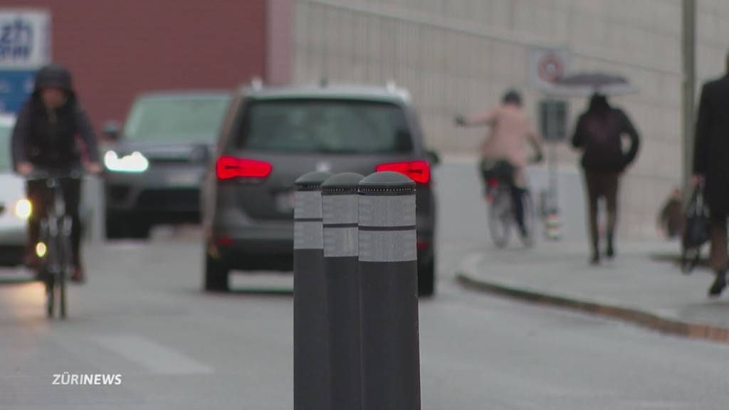 Poller in Winterthur werden zur Velofalle