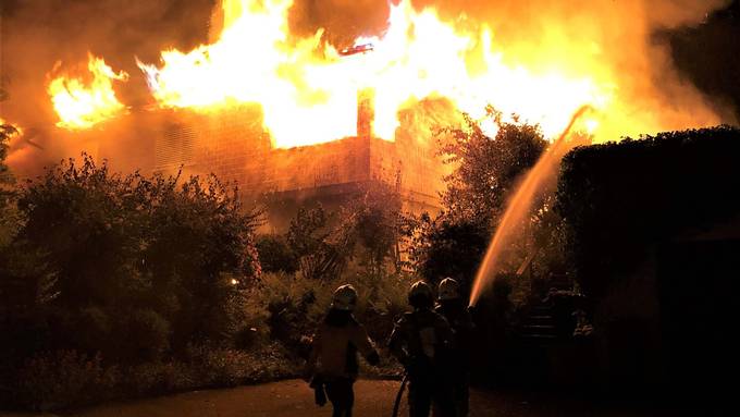 Einfamilienhaus nach Streit angezündet