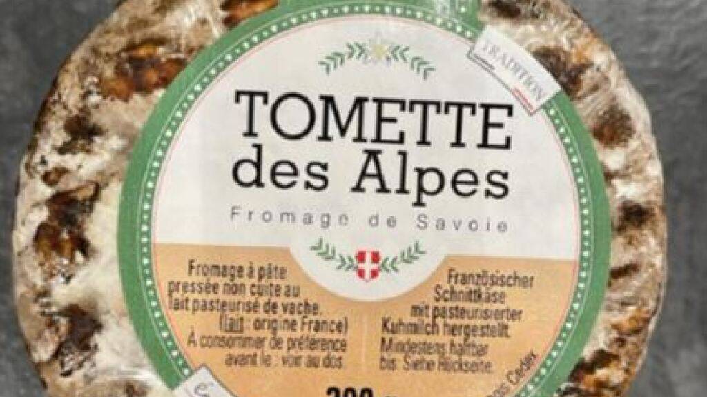 Coop ruft gewisse Käse der Marke «Tomette des Alpes» wegen möglicher Listerien zurück.