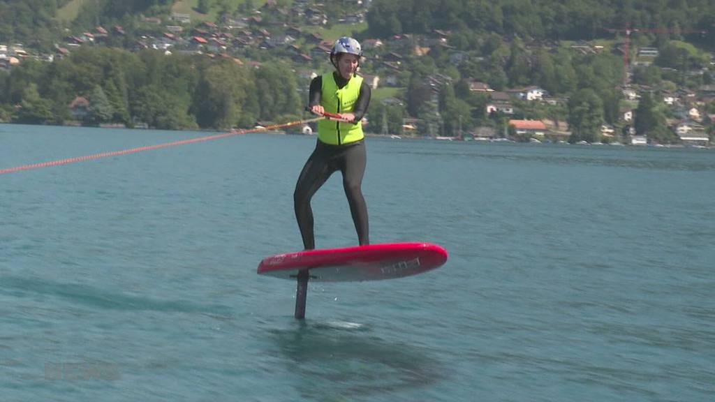 Neuer Trendsport «Wing-Foiling» begeistert am Thunersee: