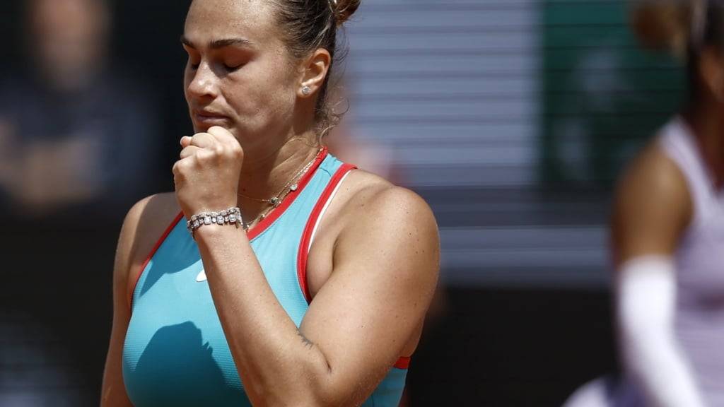 Aryna Sabalenka erreicht beim French Open zum zweiten Mal die Halbfinals