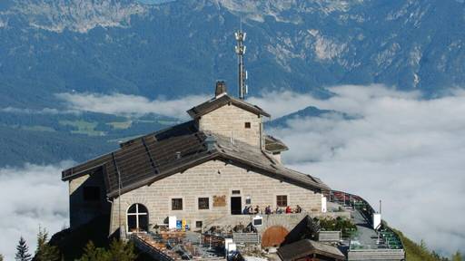 Hitlers «Teehaus» am Obersalzberg niedergebrannt