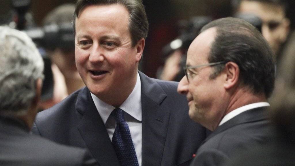 Der britische Premierminister David Cameron am EU-Gipfel in Brüssel: Er zeigte sich zuversichtlich, dass seine Forderungen für eine EU-Reform in der EU Gehör finden.