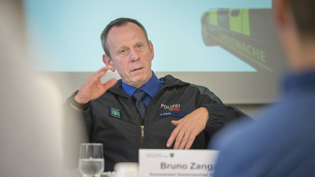 Bruno Zanga, Kommandant Kantonspolizei St.Gallen