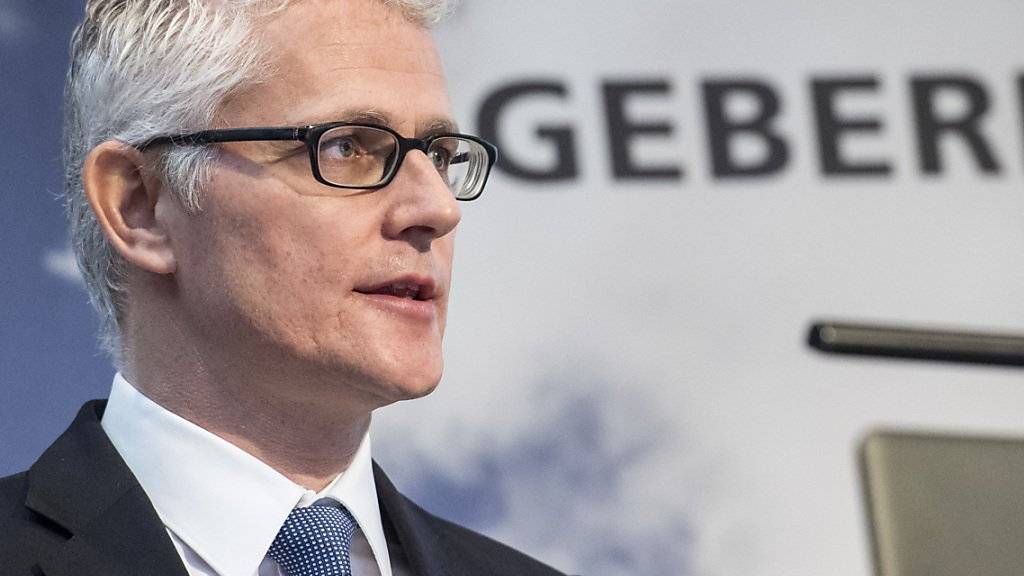 Geberit-Chef Christian Buhl kann zum Jahresstart mehr Umsatz und Gewinn ausweisen. (Archiv)