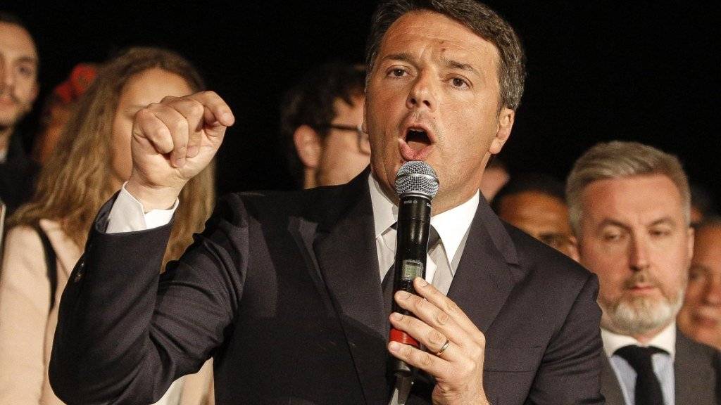Der frühere italienische Ministerpräsident Matteo Renzi wurde am Sonntag wieder zum Chef der regierenden Demokratischen Partei (PD) gewählt.
