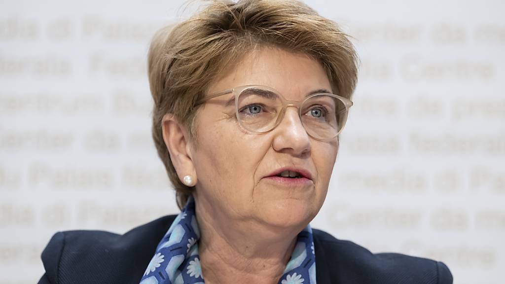 Bundespräsidentin Viola Amherd hat am Samstag der ukrainischen Bevölkerung die Solidarität und Unterstützung der Schweiz zugesichert. (Archivbild)
