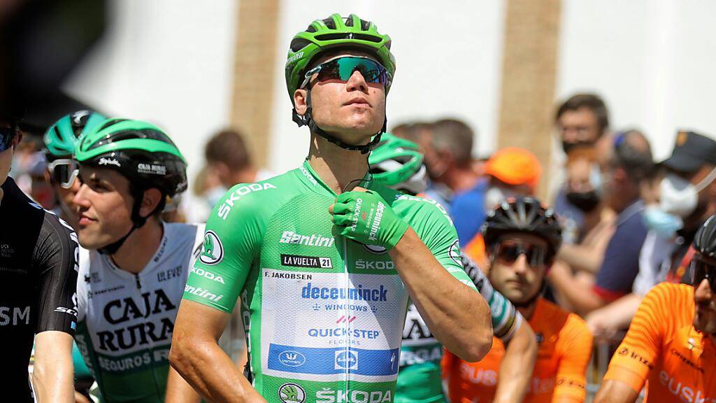 Als sprintstärkster Fahrer trägt Fabio Jakobsen an der Vuelta aktuell das grüne Trikot.