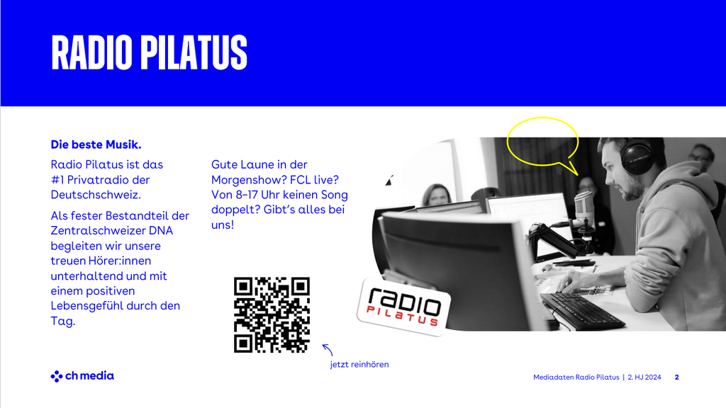 Mediadten Radio Pilatus 
