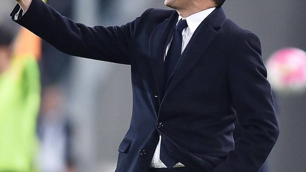 Muss am Mittwoch auf mehrere Stammspieler verzichten: Juventus-Coach Massimiliano Allegri