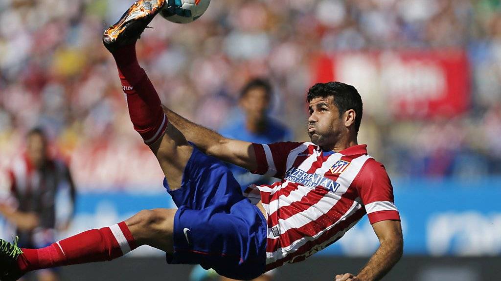 Diego Costa wird bald wieder im Trikot von Atlético zu bewundern sein (Archiv)