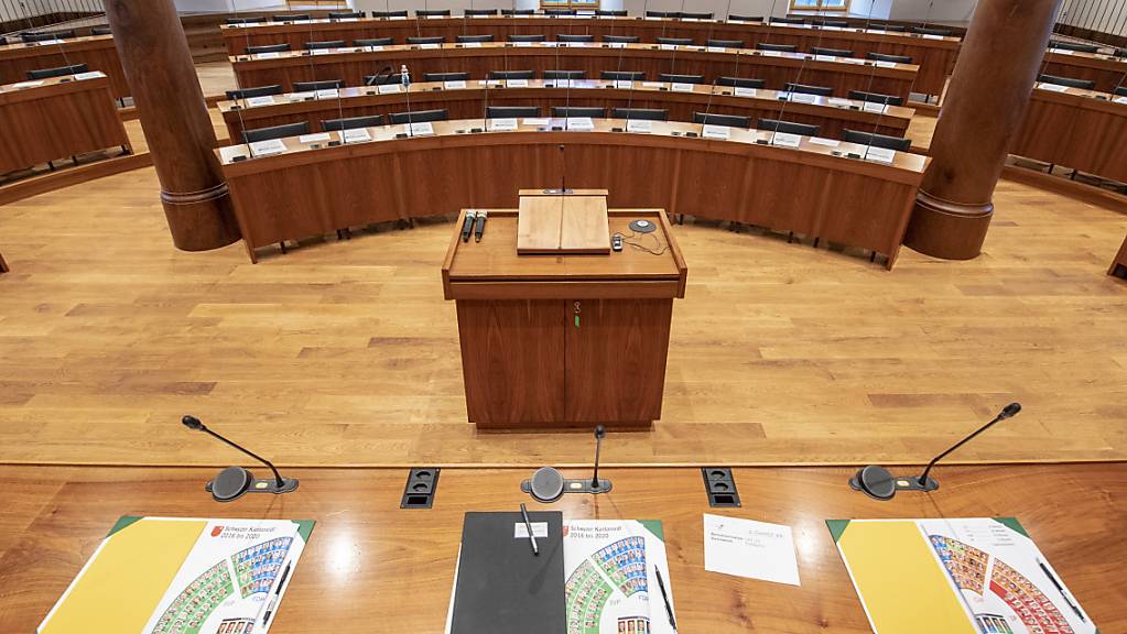 Der Kantonsratssaal aus der Sicht der Ratsleitung. (Archivaufnahme)