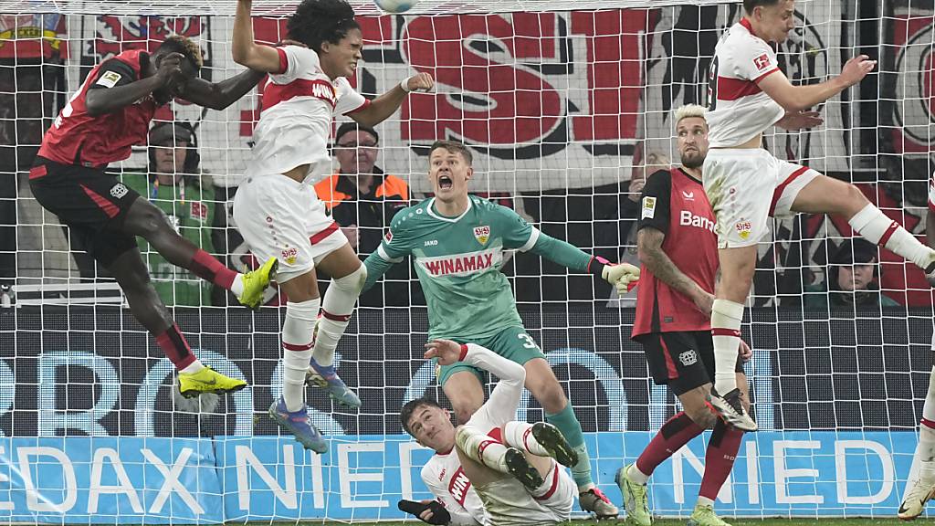 Stuttgarts Goalie Alexander Nübel brachte Leverkusen zum Verzweifeln