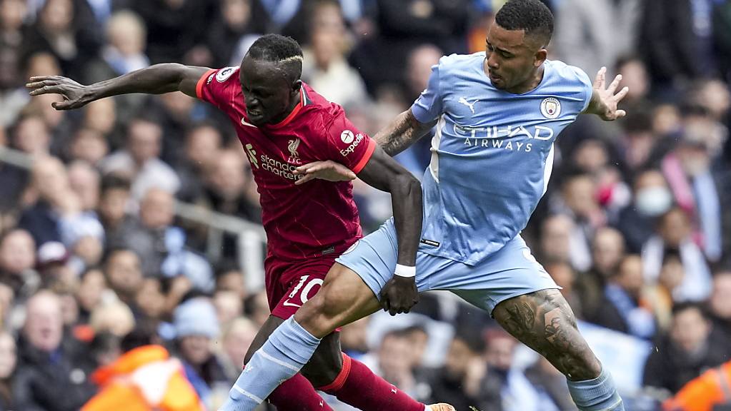 Sadio Mané entschied mit zwei Toren das Top-Duell zwischen Manchester City und Liverpool zugunsten der «Reds».