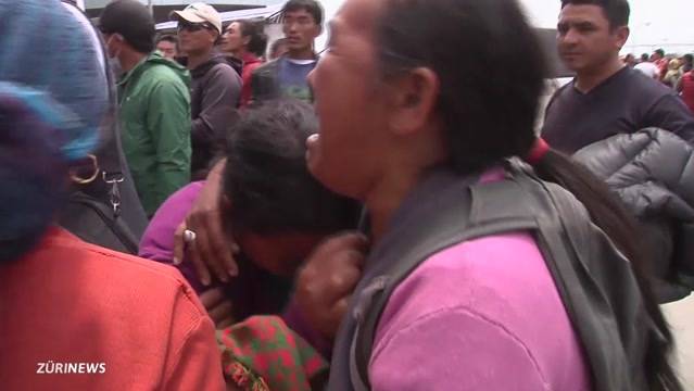 Schweiz schickt Nepal erste Hilfe