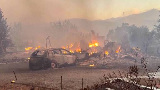 Brände im US-Bundesstaat Nevada: Dutzende Häuser zerstört