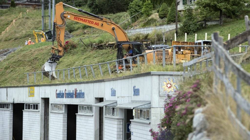 Die Bagger sind aufgefahren: Das V-Bahn-Projekt in Grindelwald wird realisiert.