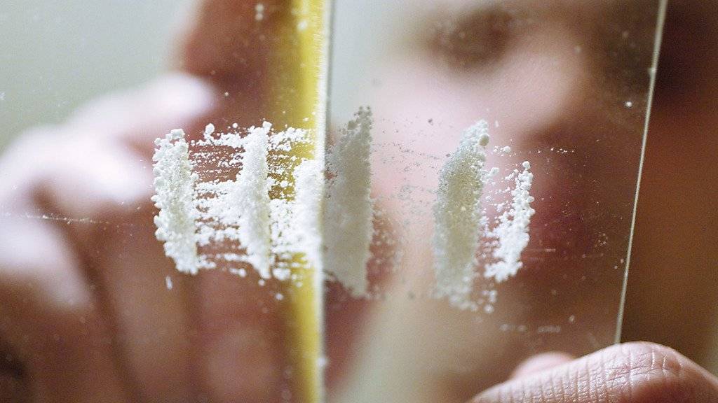[gestellte Aufnahme] «Modedroge» Kokain: Rund fünf Tonnen davon werden gemäss Sucht Schweiz jährlich in der Schweiz umgesetzt. (Archivbild)
