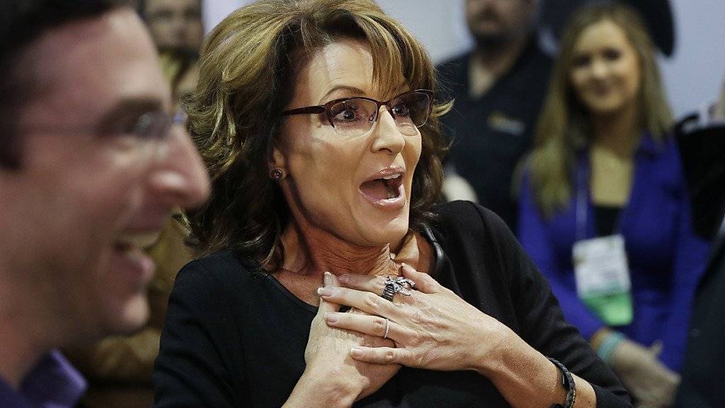 Die frühere US-Vizepräsidentschaftskandidatin Sarah Palin wäre gerne Energieministerin unter Donald Trump. (Archivbild)