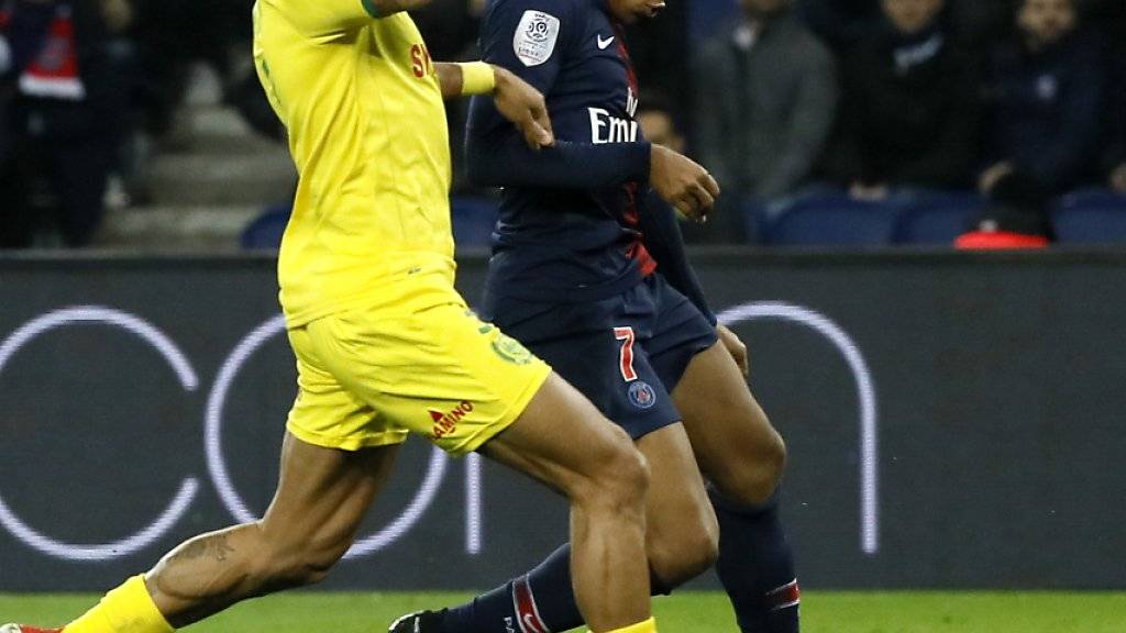 Kylian Mbappé schoss den Siegtreffer für Paris Saint-Germain beim Heimsieg gegen Nantes