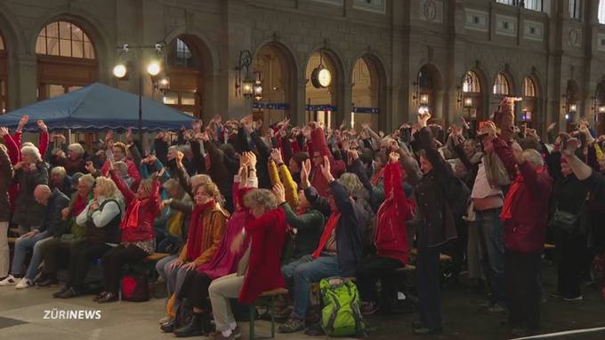 HB Zürich wird zur Singbühne