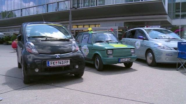 Elektroauto-Rallye WAVE macht Halt in Aarau