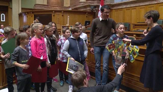 Sinser Schulklasse besucht Sommaruga
