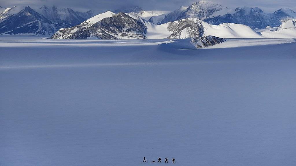 Ein Brite hat am Freitag ebenfalls eine Reise allein durch die Antarktis geschafft. (Symbolbild)