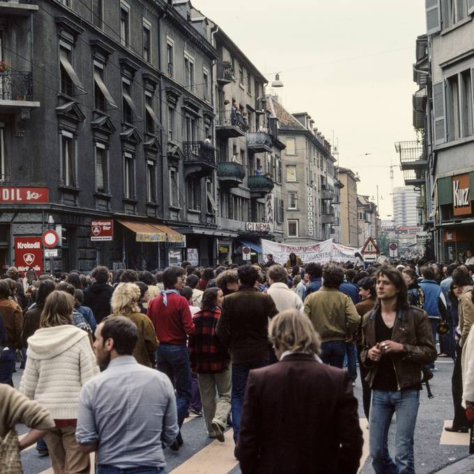 So sah Zürich in den 1980er-Jahren aus