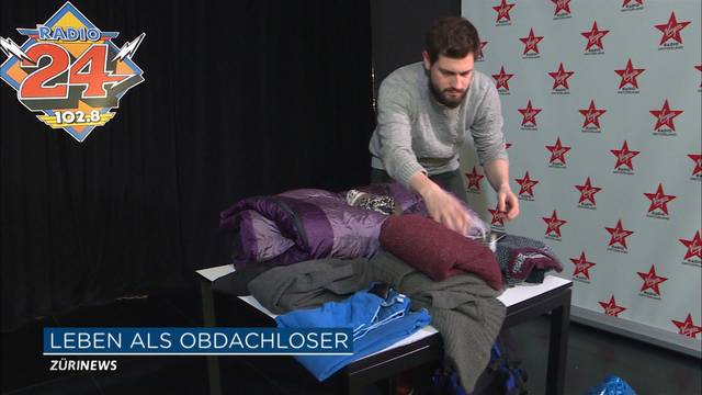 Dominik Widmer lebt als Obdachloser