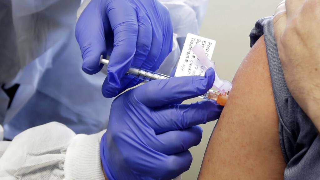 Test-Impfung gegen das Coronavirus in Washington D.C., USA