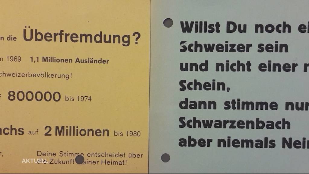 Erste Migrations-Initiative kam vor 50 Jahren vor das Stimmvolk