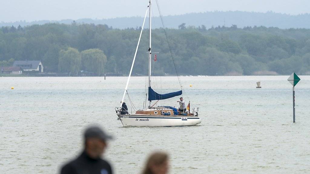 Ein Seegelboot auf dem Bodensee. (Symbolbild)