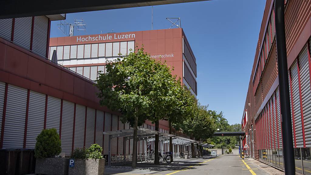 Die Erweiterung der Hochschule Luzern am Standort Horw, der Campus Horw, ist ein grosses Bauprojekt des Kantons Luzern. (Archivaufnahme)