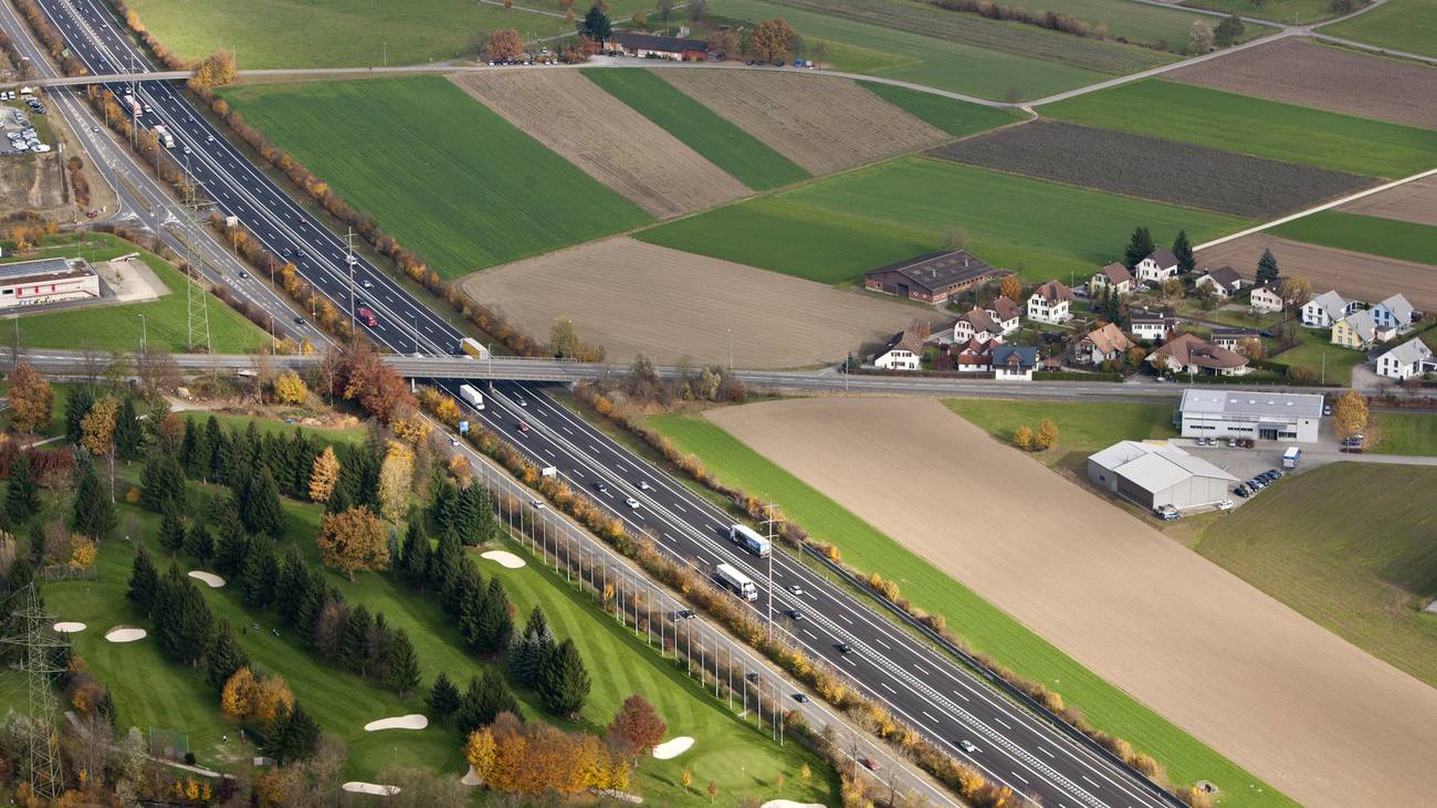 A1 Autobahn Muhen Oberentfelden